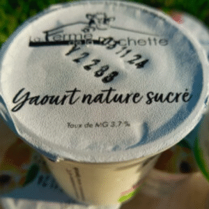 YAOURT NATURE SUCRE 4X125G